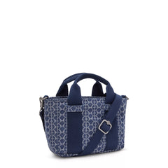 Ritta Mini Printed Denim Shoulder Bag