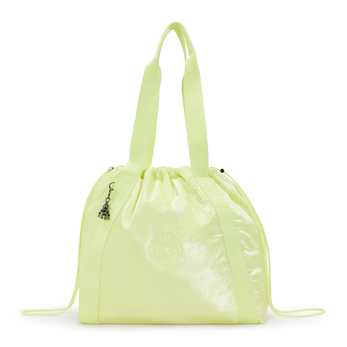 Elmar Lacquered Drawstring Tote Bag