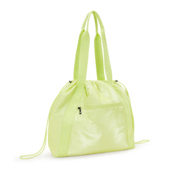 Elmar Lacquered Drawstring Tote Bag