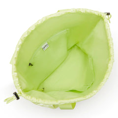 Elmar Lacquered Drawstring Tote Bag