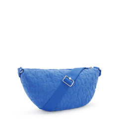 Julisa Terry Cloth Crescent Crossbody Bag