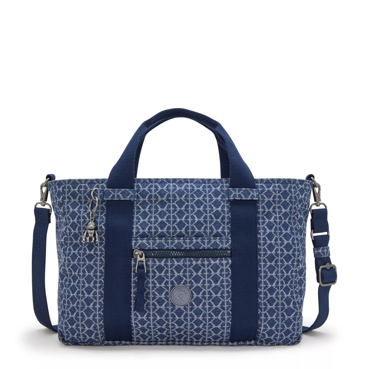 Ritta Small Printed Denim Handbag