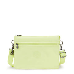 Riri Large Zip Lacquered Crossbody Bag