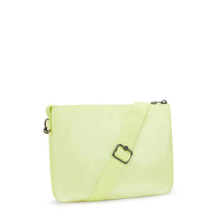 Riri Large Zip Lacquered Crossbody Bag