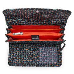 Money Land Printed Snap Wallet