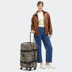 Spontaneous Medium Printed Rolling Luggage