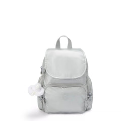 City Zip Mini Metallic Backpack