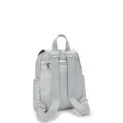 City Zip Mini Metallic Backpack