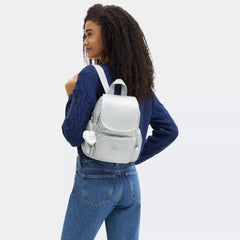 City Zip Mini Metallic Backpack