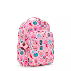 Seoul Large Printed 15" Laptop Backpack