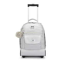 Sanaa Large Metallic Rolling Backpack