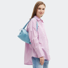 Eleni Smooth Satin Shoulder Bag