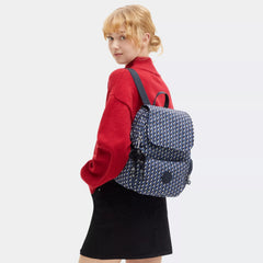 City Zip Small Printed Backpack