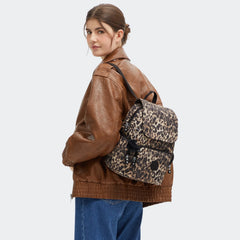 City Zip Small Printed Backpack