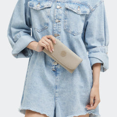 Money Land Printed Snap Wallet