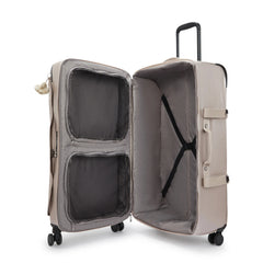 Spontaneous Large Metallic Rolling Luggage