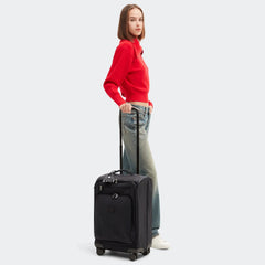 Youri Spin Small Printed 4 Wheeled Rolling Luggage