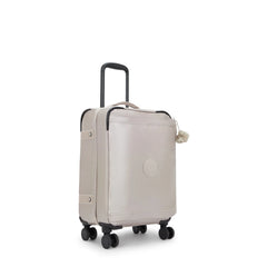 Spontaneous Small Metallic Rolling Luggage