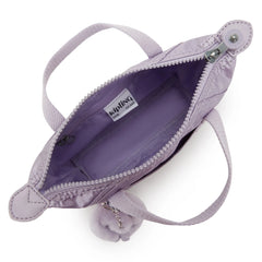 Art Compact Metallic Crossbody Bag