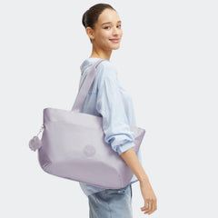 Cristina Metallic Tote Bag