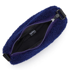 Julissa Small Fuzzy Crescent Crossbody Bag