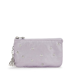 Creativity Large Studded Metallic Pouch