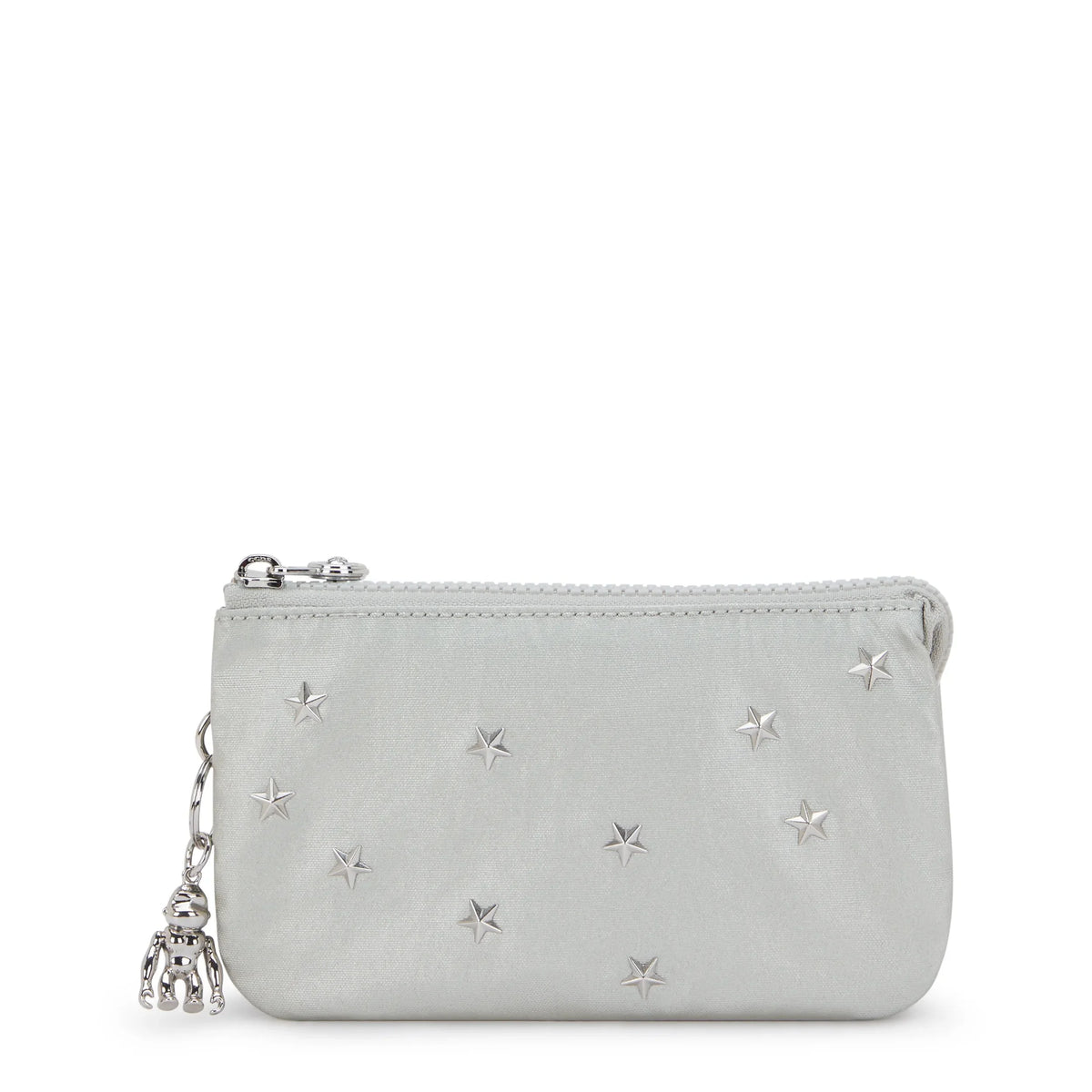 Creativity Large Studded Metallic Pouch