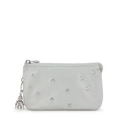 Creativity Large Studded Metallic Pouch