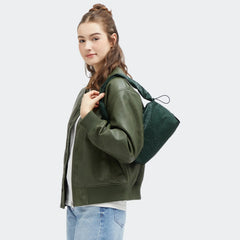 Eleni Smooth Satin Shoulder Bag