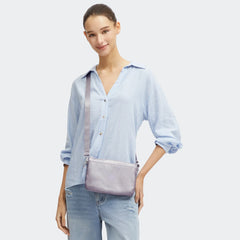 Riri Studded Metallic Crossbody Bag