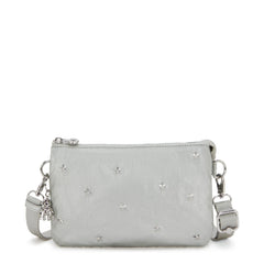 Riri Studded Metallic Crossbody Bag