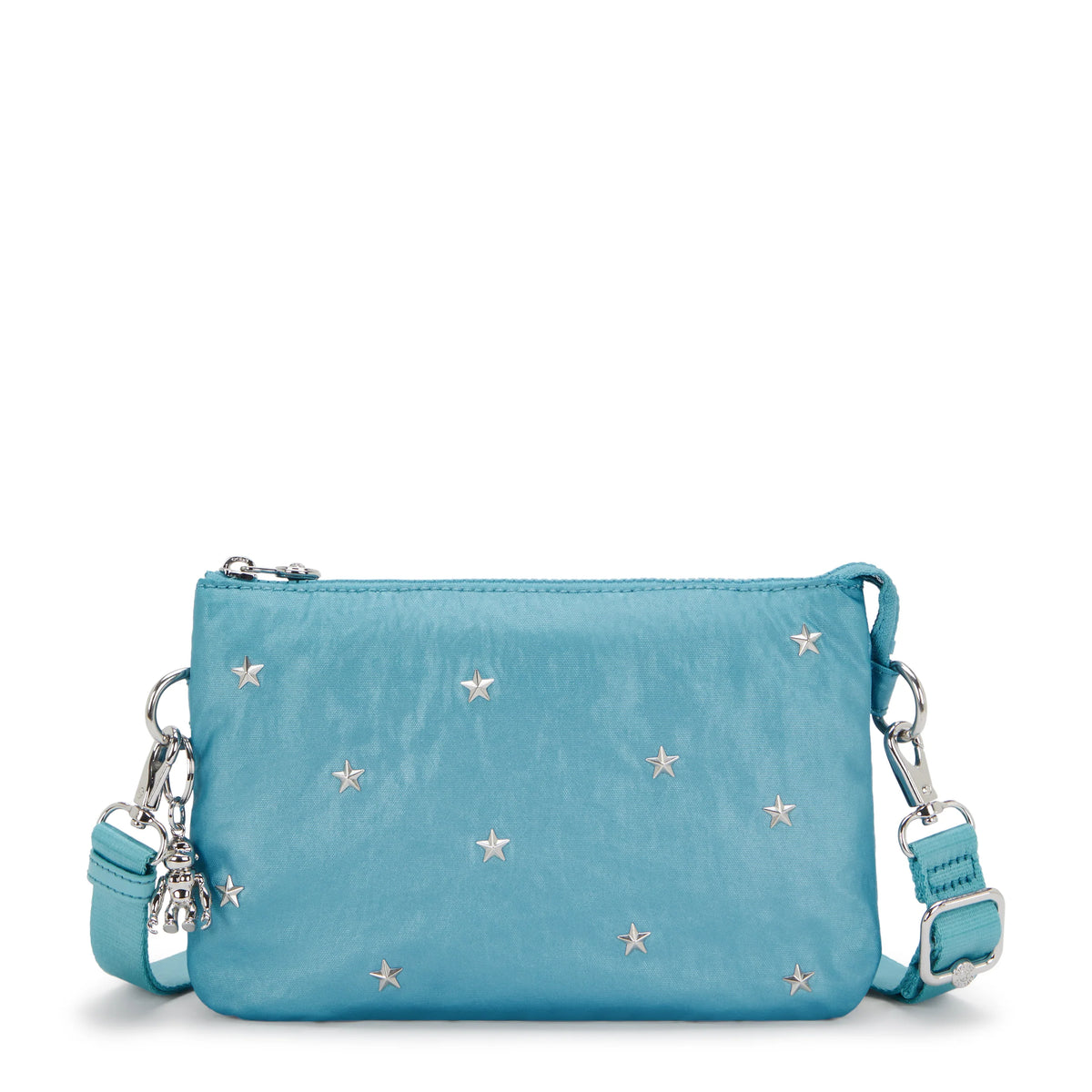 Riri Studded Metallic Crossbody Bag