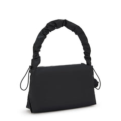 Eleni Medium Smooth Satin Shoulder Bag