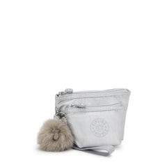 Shawna Metallic Pouch Set