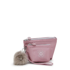 Shawna Metallic Pouch Set